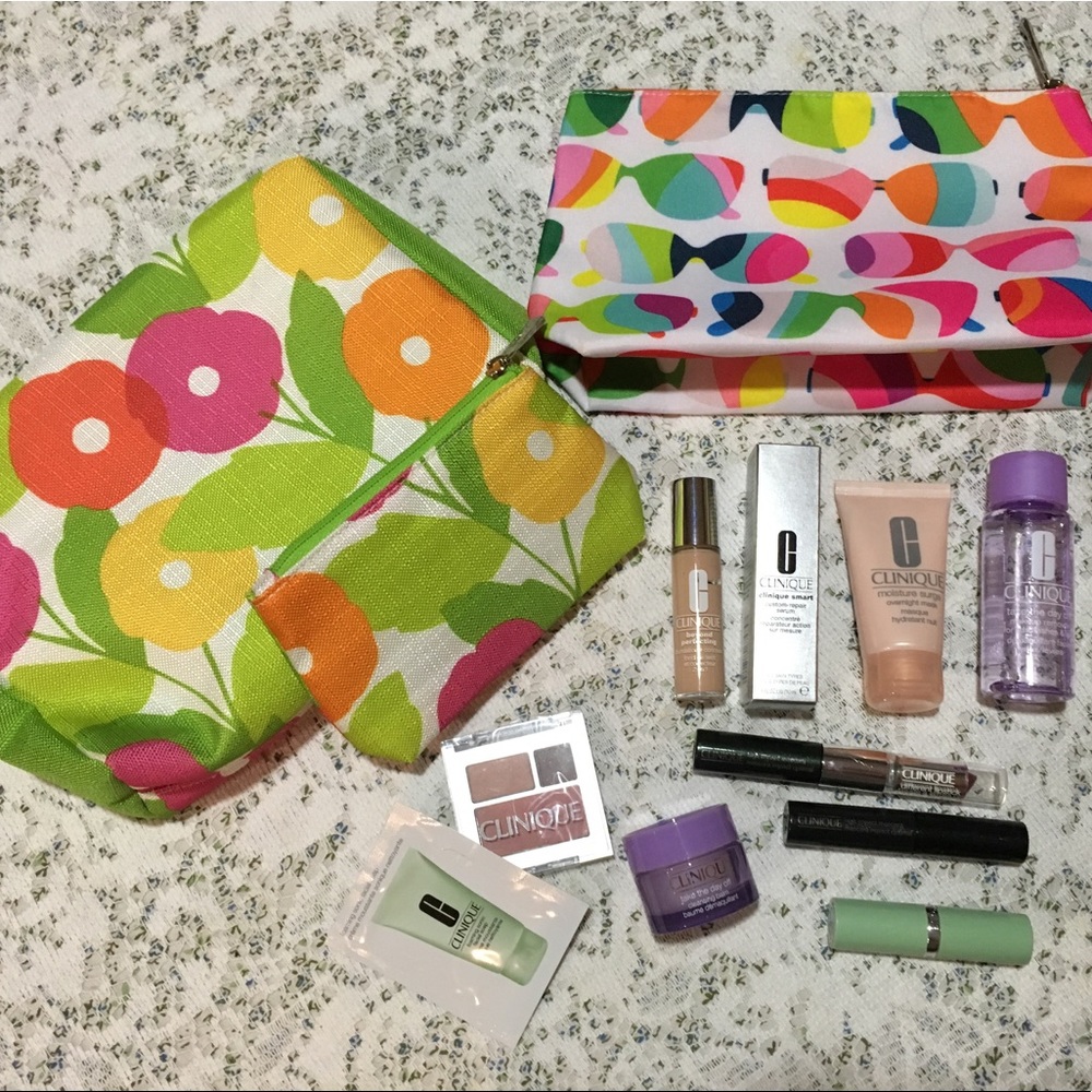 BRAND NEW!! Clinique Bags and Makeup Bundle